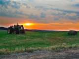 <b>2nd (tie)</b><br>Haybale Sunset