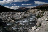 we drank water from glacial rivers