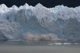 ice breaking off Moreno Glacier 4/4
