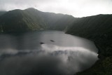 Laguna de Cuicocha at an altitude of 3100 meters