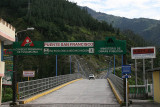 Baos - bridge for evacuation in case Tungurahua erupts