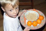 A healthy Christmas-Eve snack for the reindeer