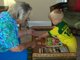 Doing a puzzle with Grams