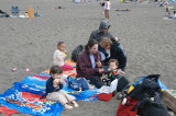 At Muir Beach with Tracey and family 3-28-2010