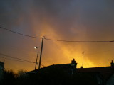 the sky in fire !