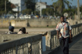 A man on the jetty