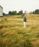 Planting the New Woods area of the garden, May 1992