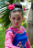 Dancer at an Indonesian wedding reception