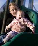 On the slide