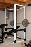 Northern Lights Power Rack and Olympic Weight Set