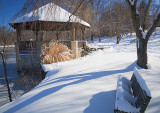 The Gazebo After A Snow