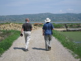 Igor and Richard, Slovenian/Croatian salt flats