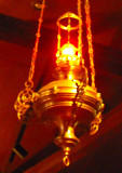 Altar Lamp In The Original Church