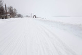 Revillon Road looking down river