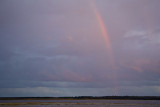 Rainbow against dusk sky October 19, 2007