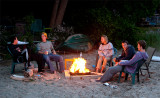 Campfire on the beach - July 29, 2009