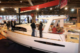 Le Feeling 55 du chantier Alliaura Marine, la plus grosse unitée du salon, superbe et impressionnant !
