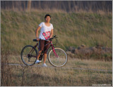 Daisy on a bike ride