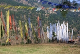 Prayer flags at Chimi Lhakhang