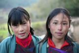 Phobjikha schoolgirls