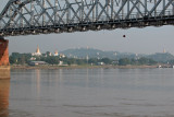 Inwa Bridge and Mandalay skyline
