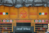 Typical South Indian truck colours