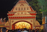 A famous Indian temple recreated for the Durga Puja in Kolkata.