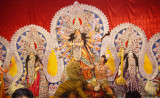 Classic Durga Puja Protima (idol) in Kolkata.