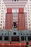 Portland building and Portlandia Statue