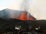 Hr hefur hrauni runni  fyrir gnguleiina yfir  rsmrk 26.mars 2010