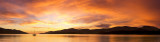 Sunrise on Lyttelton Harbour, Canterbury, New Zealand