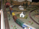 Toy Train display at Winter Building near old Capitol