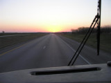 Leaving San Antonio at Dawn
