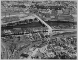 Aerial view of Central and B&L bridges