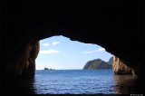 Looking out from Rikoriko cave