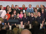 North Choral Group sings the National Anthem