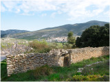 ruins above the village