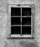 Window, Morman Row homestead, Yellowstone N.P.