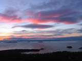 sunrise on Mount Battie