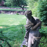 garden statue at St Clemens Castle