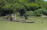 Bamboo raft