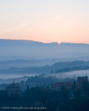 Sunrise from Todi Piaza