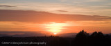 Sunset viewed from Montalcino