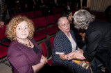 Schepen Denise Vandevoort - Zr. Jeanne Devos - en Rosemie Deforce van WiB Leuven.