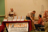 Chad Hewett & Dave Lehlbach man the Tangent Scale Models table