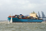 Yacht in Main Shipping Channel