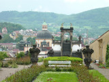 Decin - In the rose garden.