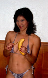 Jade Making Banana Split - Bikinicooks.com Season 2