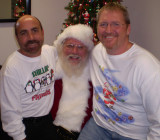 Jeff & David with Santa