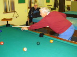 Shootin Pool at the Sr. Center